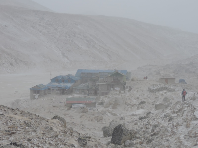 Eisschrank Himalaya – Ankunft in <strong>Lobuche</strong>. Ein unangenehmer Ort, an den aber kein Weg vorbei führt.