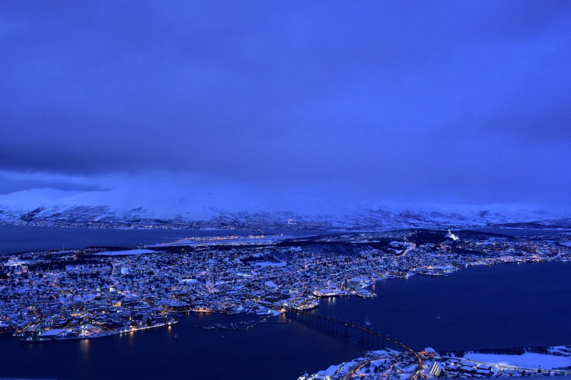 Blick vom Fjellheisen